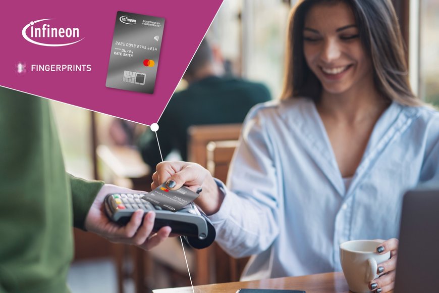 Infineon und Fingerprints kooperieren bei der Gesamtlösung SECORA™ Pay Bio, die biometrische Bezahlkarten auf ein neues Niveau hebt
